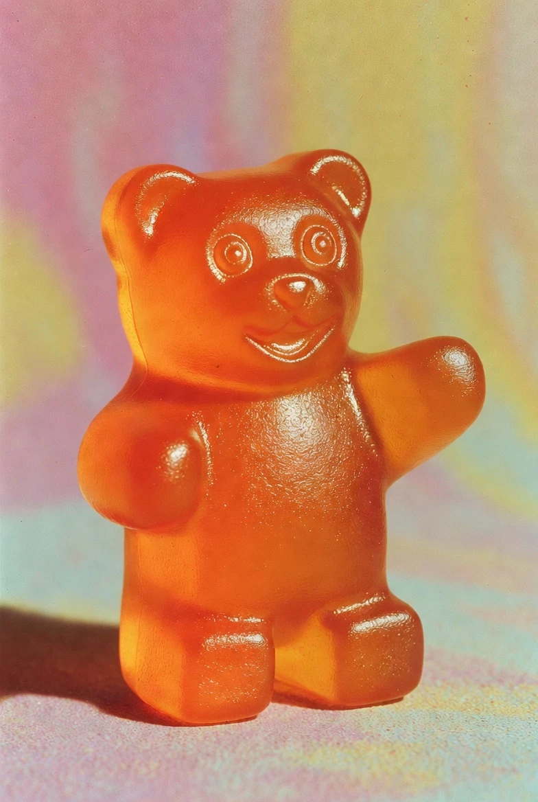 Une Photo Editoriale Des Annees 1990 D Un Personnage Dynamique De Bonbon Ourson