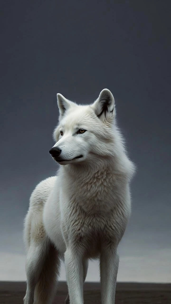 Une Louve Blanche La Nuit