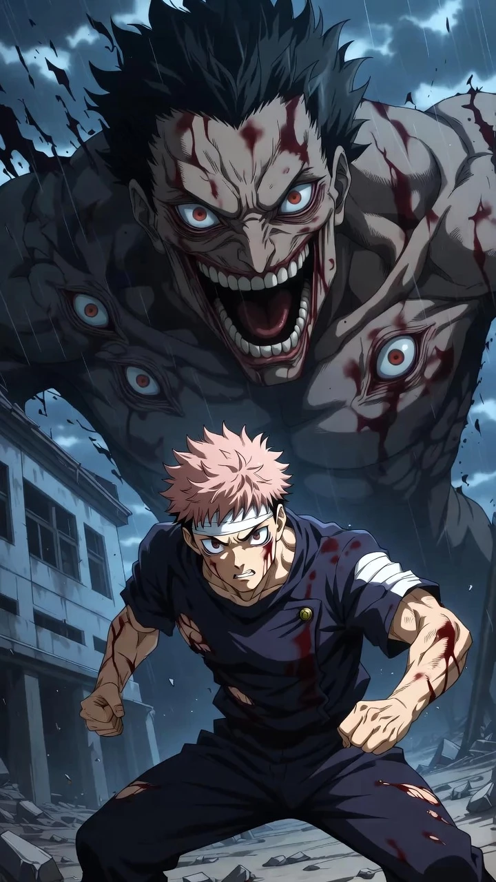 Jujutsu Kaisen Monstre Intense Sombre Mobile