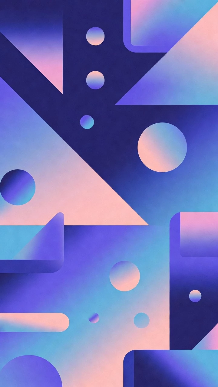 Un Papier Peint Minimaliste Avec Des Motifs Geometriques Abstraits En Degrades