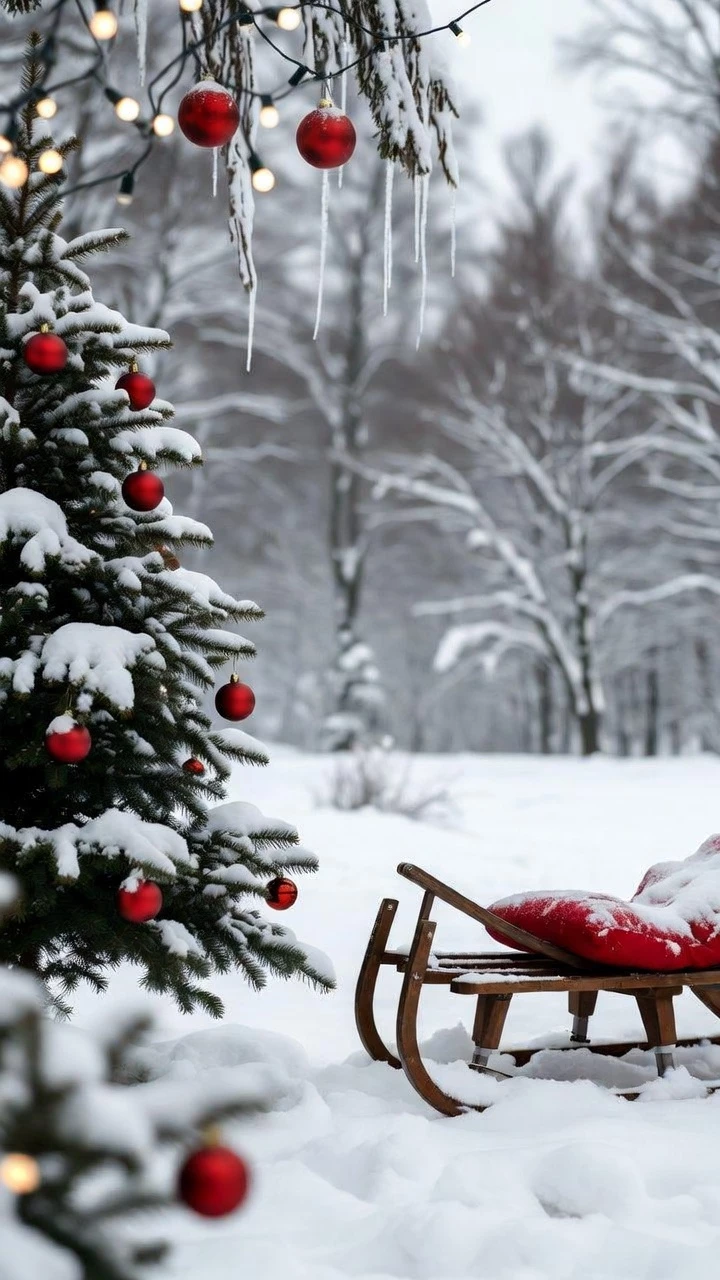 Fonds D Ecran Saisonniers Noel Ambiance Festive Hivernale De Noel