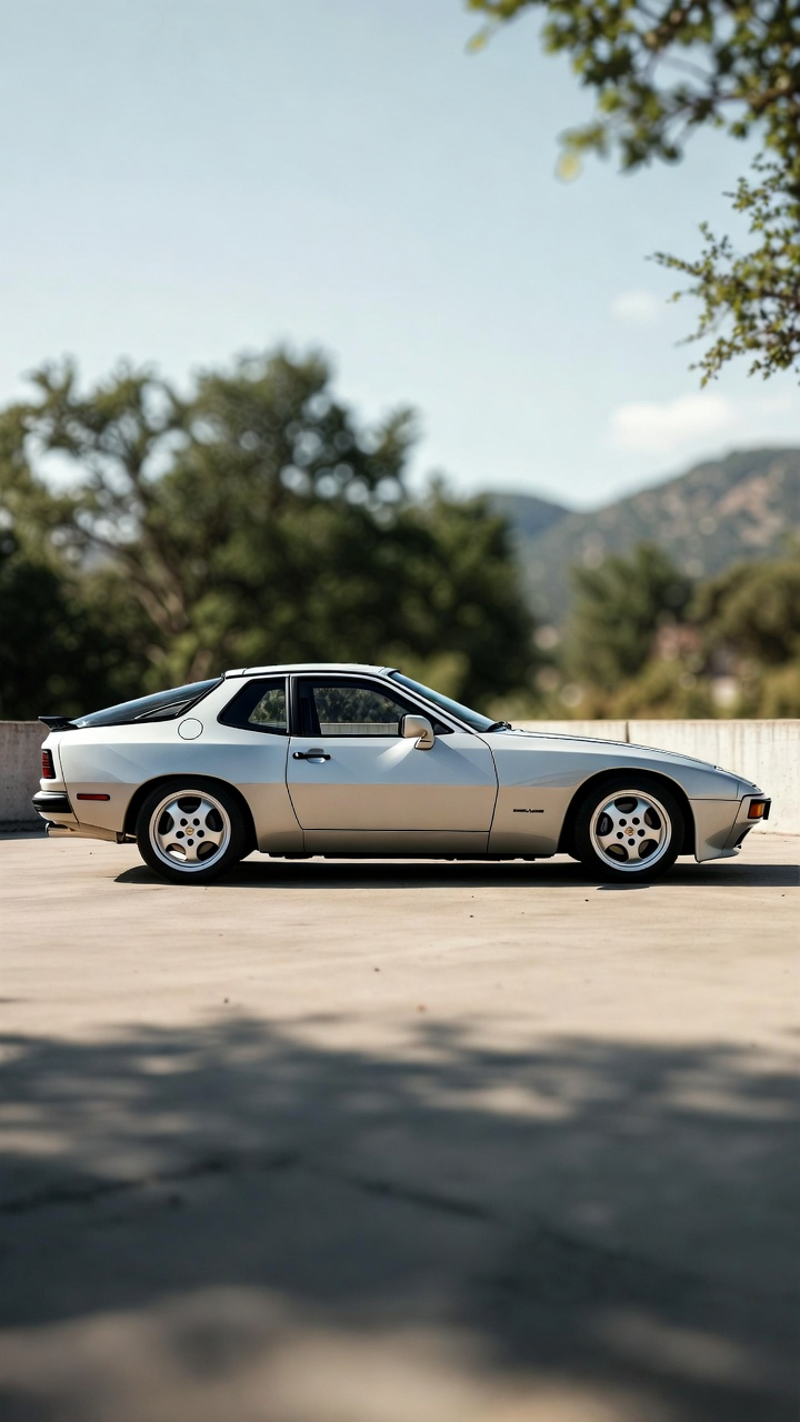 Porsche 924 Blanche