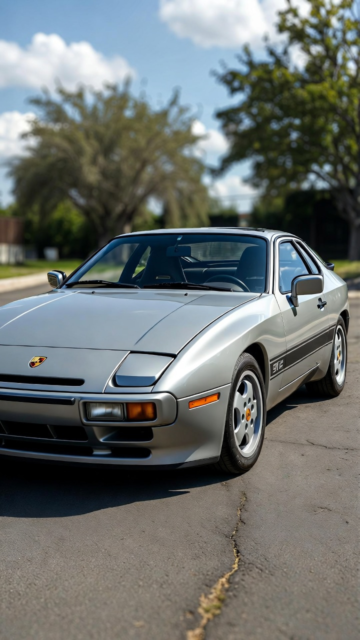 Porsche 924 Grise