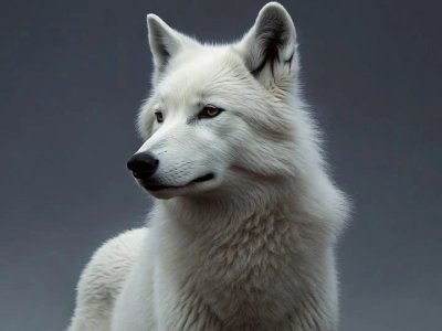 Une Louve Blanche La Nuit