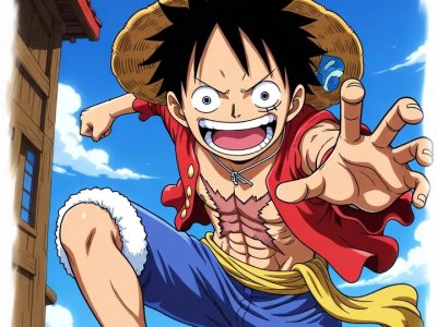Anime Personnage Onepiece Chapeau Paille Aventure Mobile