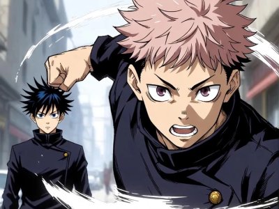 Jujutsu Kaisen Rue Urbaine Action Mobile