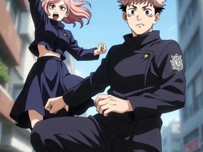 Jujutsu Kaisen Rue Urbaine Energie Mobile