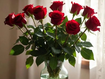 Saint Valentin Bouquet De Roses
