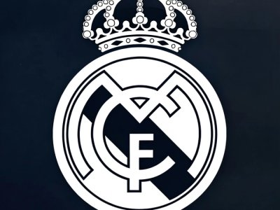 Real Madrid Logo Fond Noir Mobile